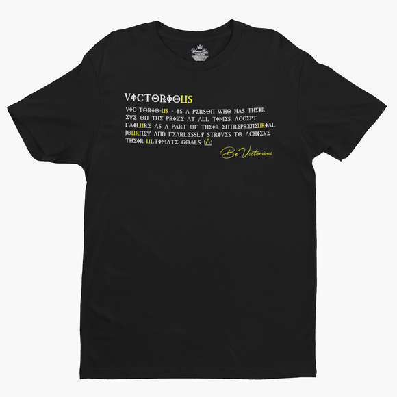 VICTORIOUS DEFINITION TEE (Greek Font)