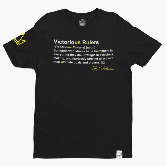 VICTORIOUS RULERS DEFINITION TEE (Arial Font)